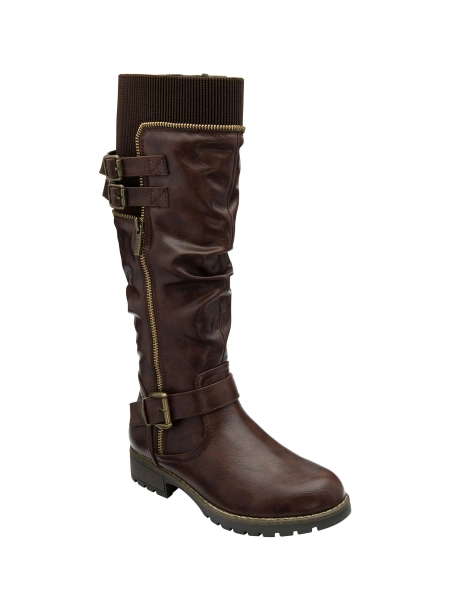 Lotus Brown Knee High Boots - Size 3 EU 36