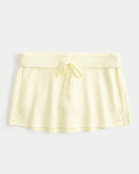 Low-Rise Fleece Mini Skort