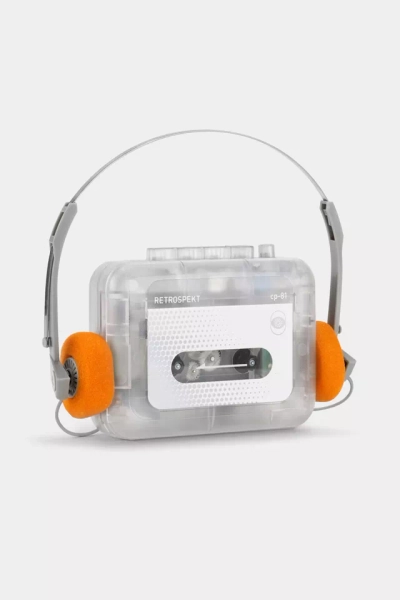 Retrospekt CP-81 Portable Cassette Player and Headphones Set