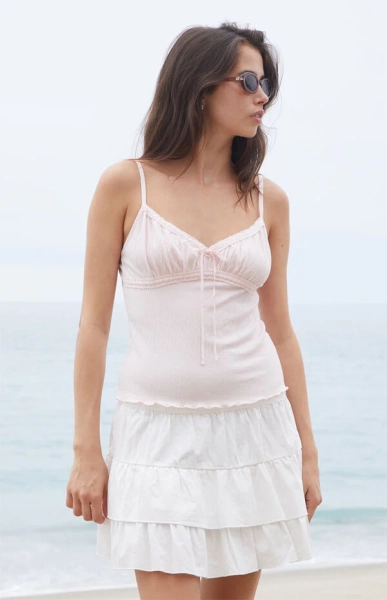 Pink Arden Tank Top