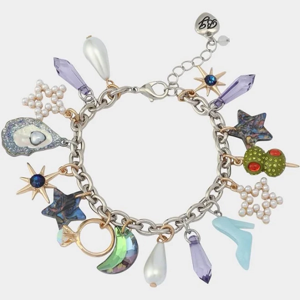 Betsey Johnson Celestial Soiree Charm Bracelet