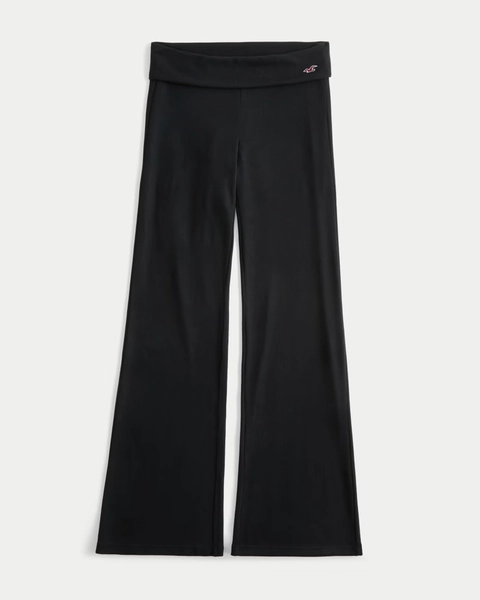 Always Cozy Foldover Flare Pants