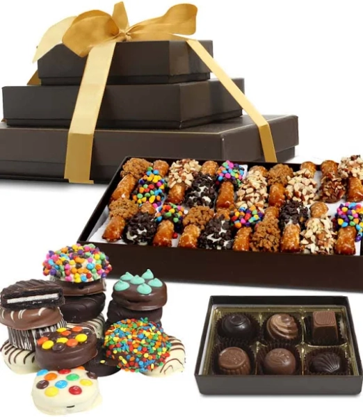 Celebration Dipped Favorites Gift Tower