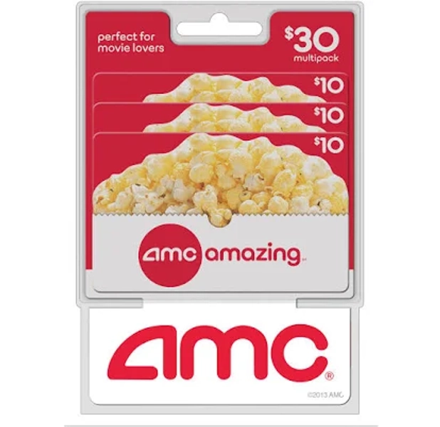 AMC Theatres Gift Cards 3-Pack
