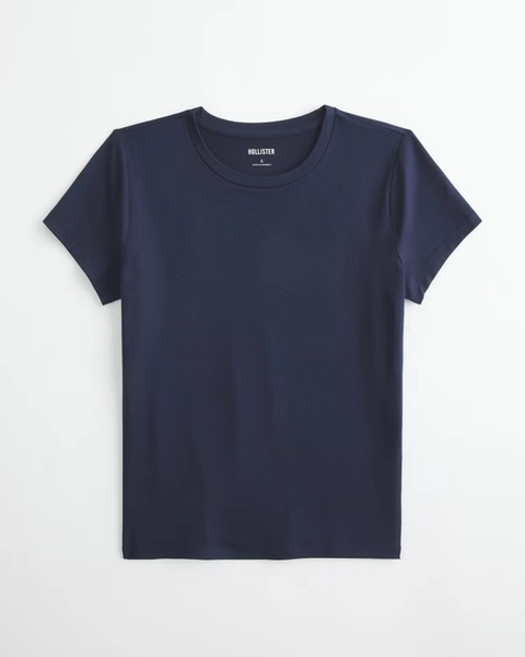 Soft Seamless Fabric Crew Baby Tee