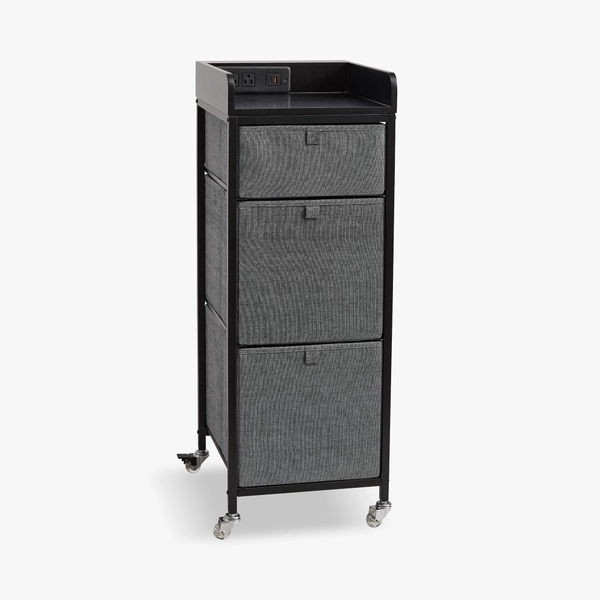Tall Plug-In Rolling Cart