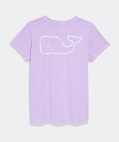 Women's Vintage Whale Short-Sleeve Pocket Tee