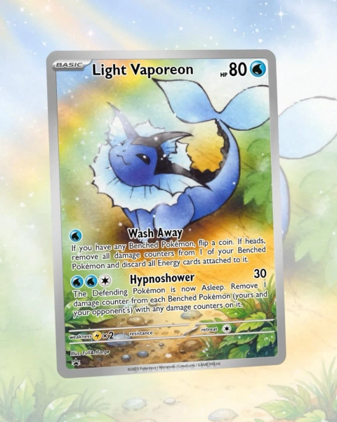 Light Vaporeon Custom Made Card Fan Art Card