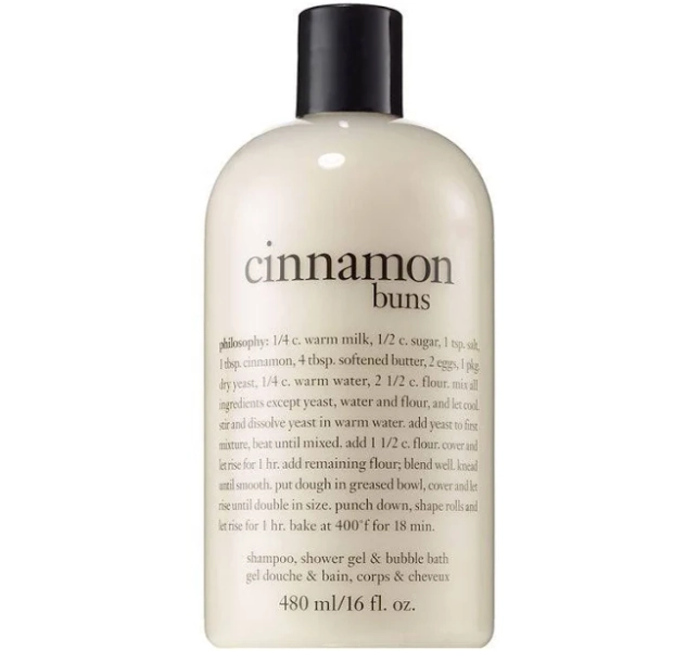 Philosophy Cinnamon Buns Shampoo Shower Gel Bath