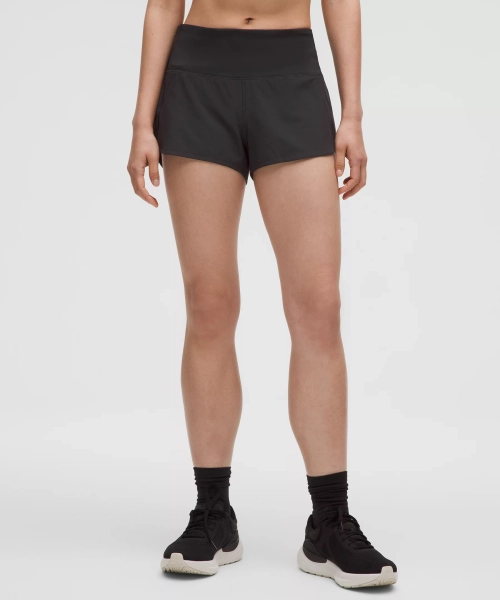 Speed Up High-Rise Lined Short 2.5" - Black - 12
