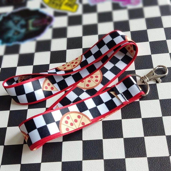 FNaF Pizza lanyard