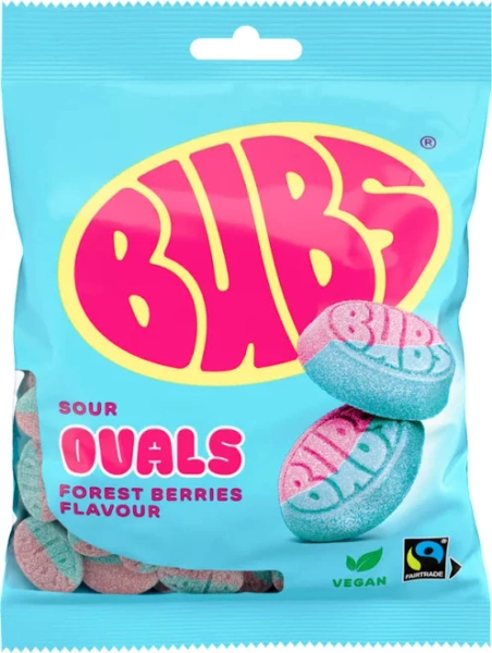 BUBS Goody Sour Raspberry & Blueberry Ovals