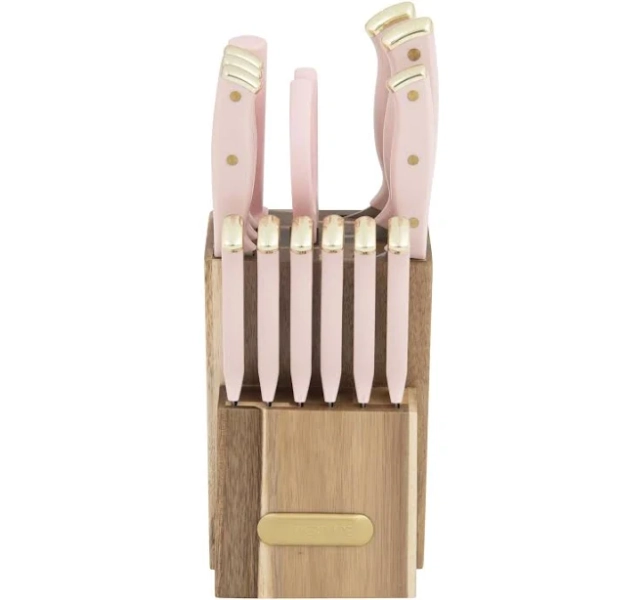 Farberware 15-Piece Triple Riveted Knife Block Set