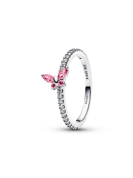 Sparkling Butterfly Ring