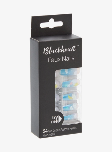 Blackheart Dreamy Clouds Press-On Nails