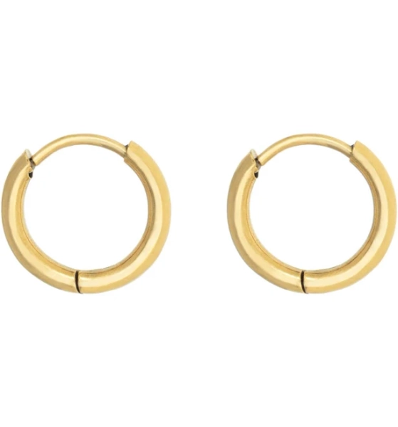 Little Rooms Luna Stainless Steel Hoops