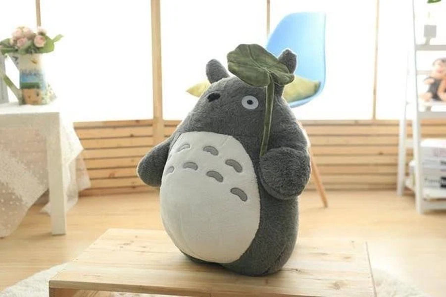 My Neighbor Totoro Plush Toy 27-55cm Totoro with lotus leaf 27cm