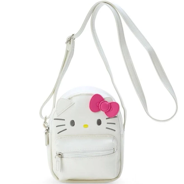 Hello Kitty Face Shaped Structured Mini Crossbody Bag