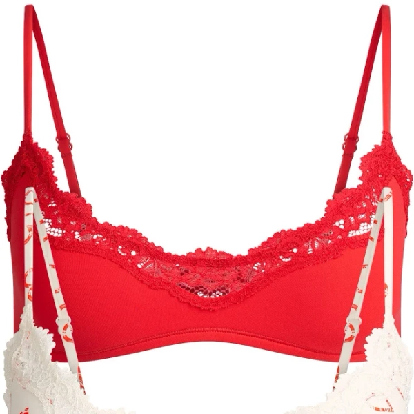 Skims Women's Lace Bralette 2-Pack