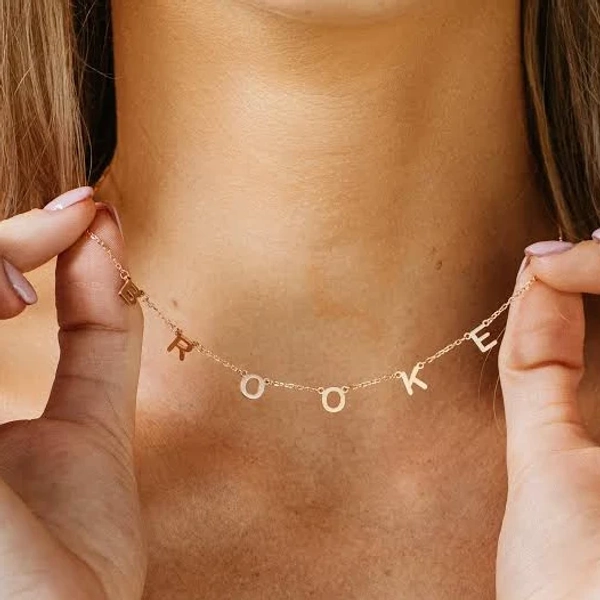 Caitlyn Minimalist Custom Name Necklace