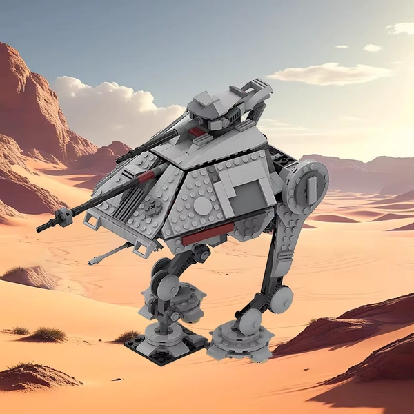 NEW 653PCS Famous Star Battle Movie MOC AT-AP Walker Blocks Bricks Creative Ideas Robot Model DIY Children Toy Birthday Gifts - AliExpress 