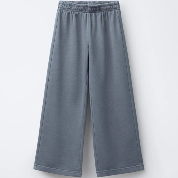 Zara Kids Washed Effect Wide Leg Pants