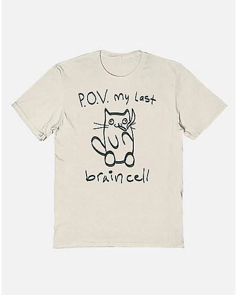 POV My Last Brain Cell Cat T Shirt