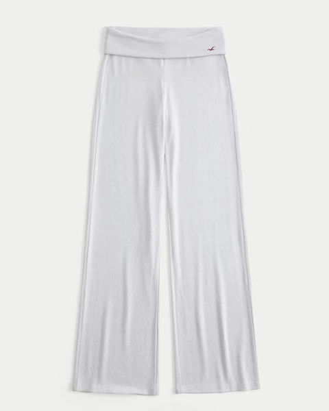 Always Cozy Foldover Flare Pants