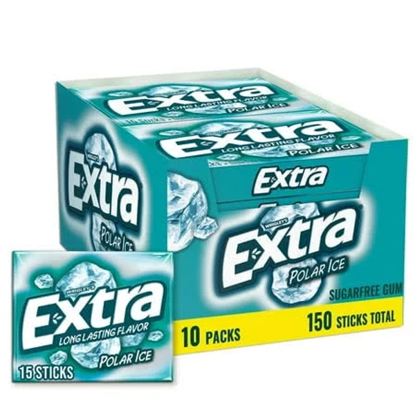 Extra Polar Ice Sugar-Free Gum Crisp
