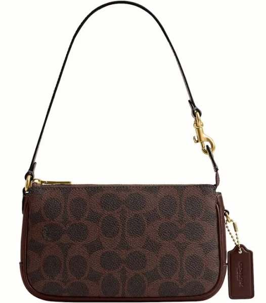 Coach Women's Plaza 18 Signature Canvas Shoulder Bag