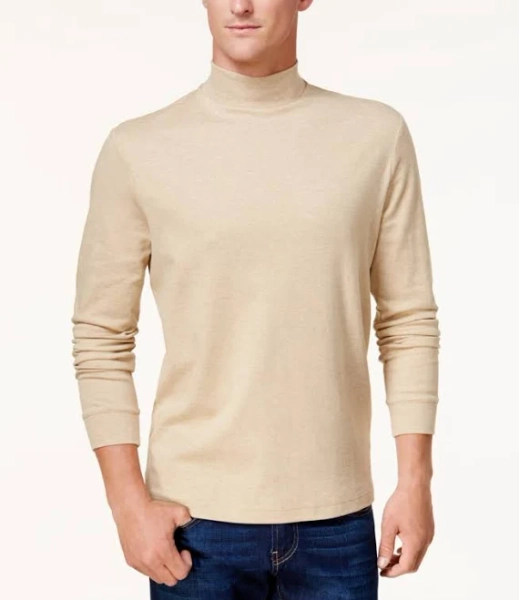 Club Room Men's Solid Turtleneck Shirt