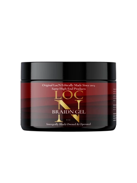 Loc 'N Braiding Gel, Hair Gel 8 oz, Hair Gel, Frizz Control, All Hair Types - Walmart.com