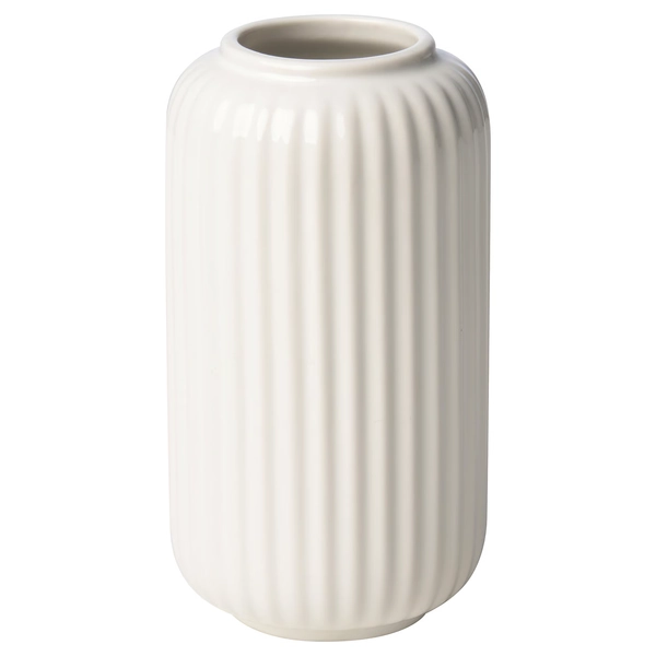 STILREN Vase - white 4 ¾ "