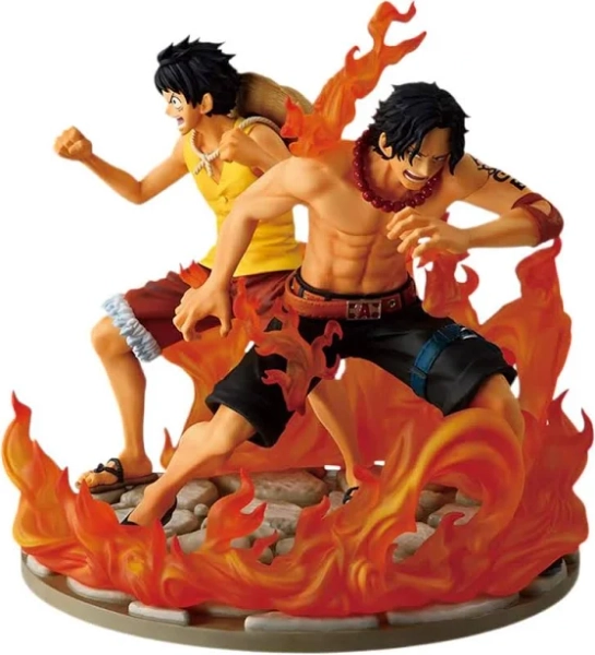 Revible Moment Ichibansho Figure Ace & Luffy One Piece Dramatic Memories
