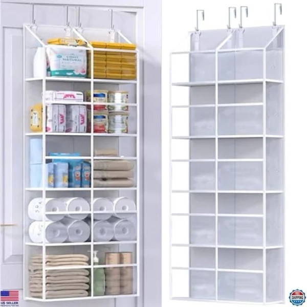 Rebrilliant Fabric Over Door Organizer