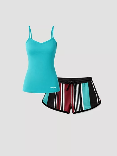 
        Women's Brushpopper Cami And Shorts Pajama Set
    