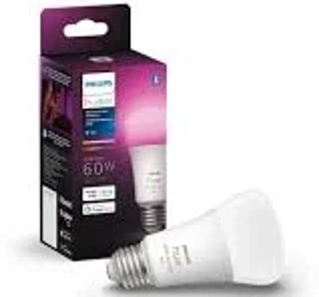 Philips Hue White and Color Ambiance A19 LED Smart Bulb