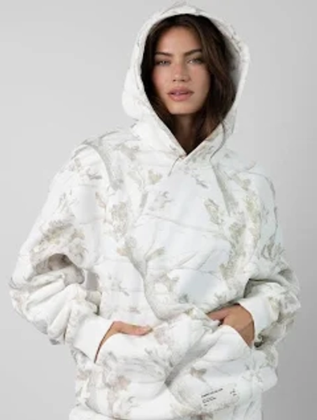 Comfrt - The Camo Hoodie - White Oak - unisex - Calming, Soft Fabric - Slightly Weighted - Oversized - Made for Stress & Anxiety
