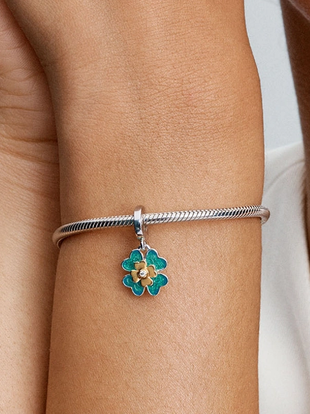 2025 Four Leaf Clover Lab-Grown Diamond Dangle Charm
