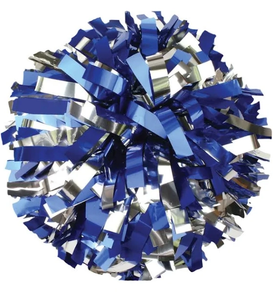 Custom 2 Color Metallic Pom Multicolored | Omni Cheer