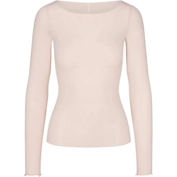 SKIMS Women's Long Sleeve Boatneck Top