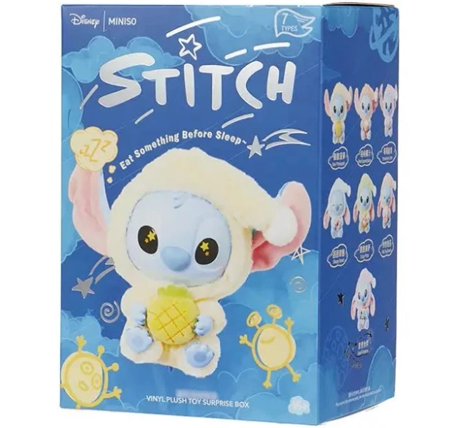 Disney Stitch Plush and Vinyl Keychain Blind Box