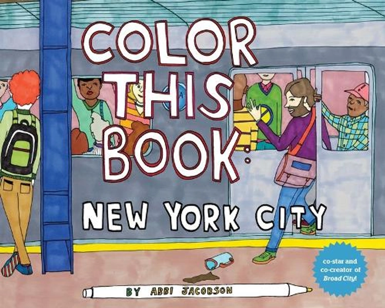 Color this Book: New York City by Abbi Jacobson | Waterstones