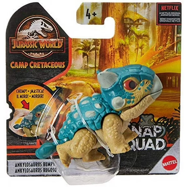 Jurassic World Snap Squad Ankylosaurus Bumpy Mini Figure