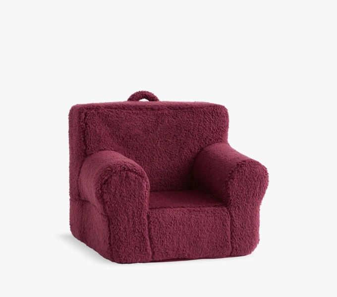 Anywhere Chair®, Maroon Cozy Sherpa Slipcover Only