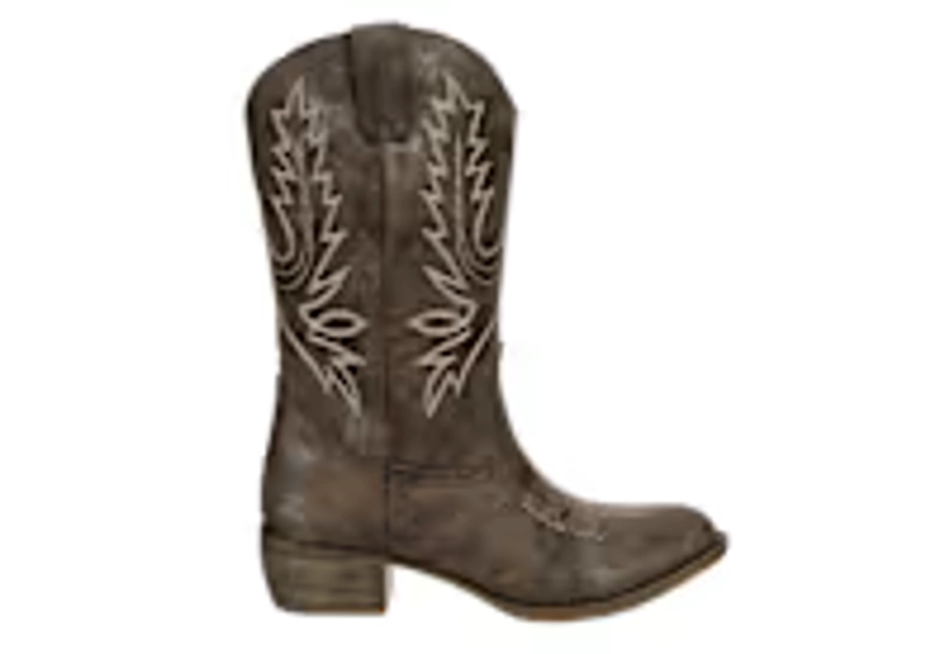 XAPPEAL WOMENS TWAIN WESTERN BOOT - BROWN