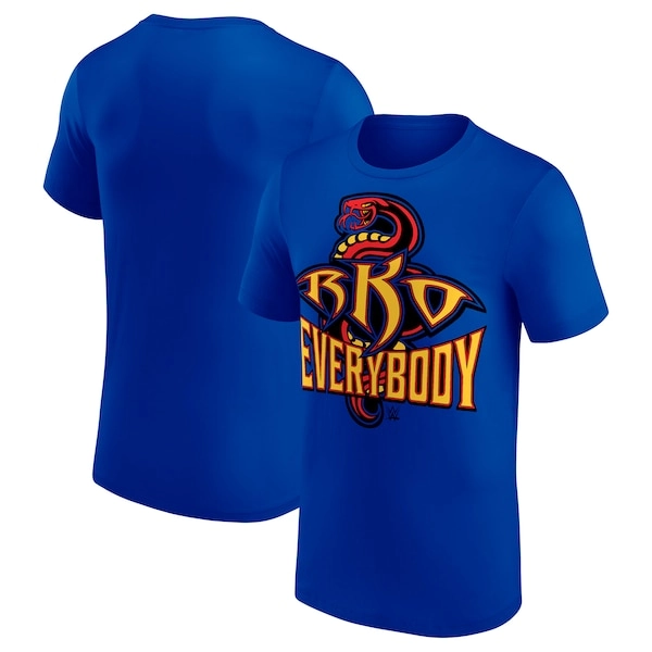 Men's Blue Randy Orton RKO Everybody T-Shirt