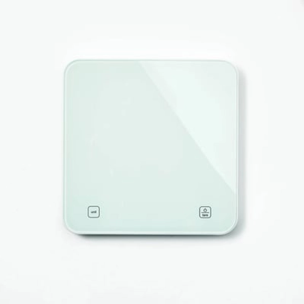 11lb Digital Kitchen Food Scale White - Figmint™: Touch Controls, Metric Conversion, LCD Display, 1 Year Warranty