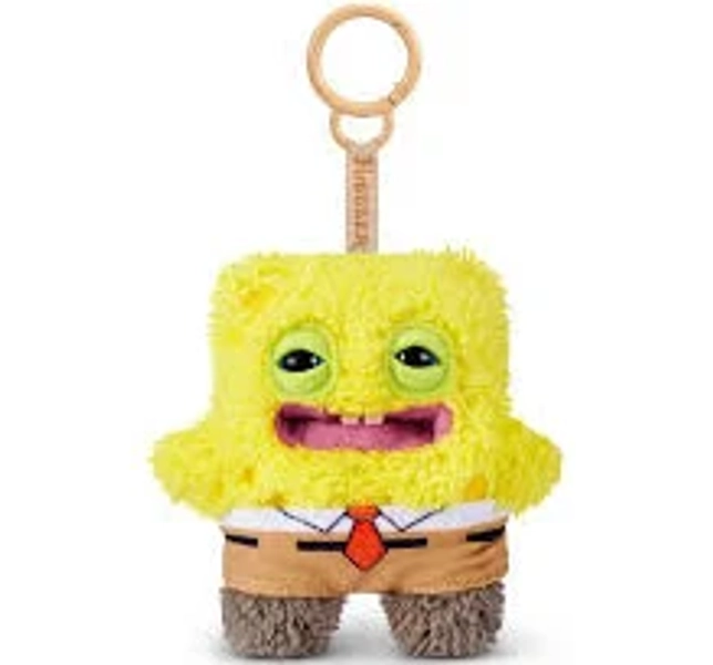Fuggler Women's SpongeBob SquarePants Fluffy Keyring Figure