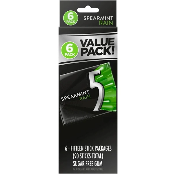 5 Gum Spearmint Rain